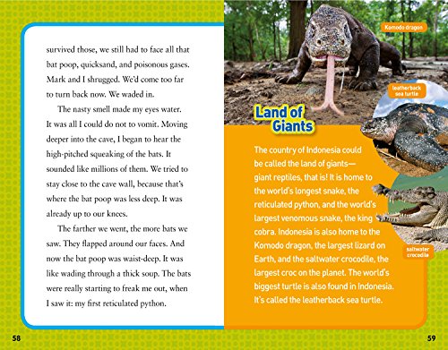 National Geographic Kids Chapters: Scrapes With Snakes: True Stories of Adventures With Animals (NGK Chapters),Used