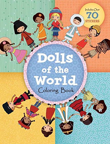 Dolls of the World Coloring Book,Used