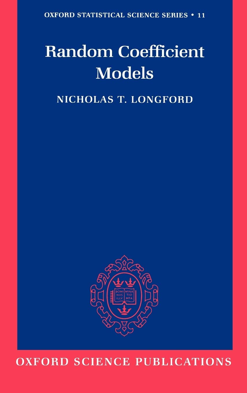 Random Coefficient Models (Oxford Statistical Science Series),Used
