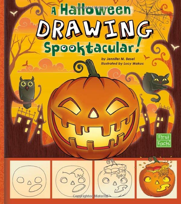 A Halloween Drawing Spooktacular! (Holiday Sketchbook),Used