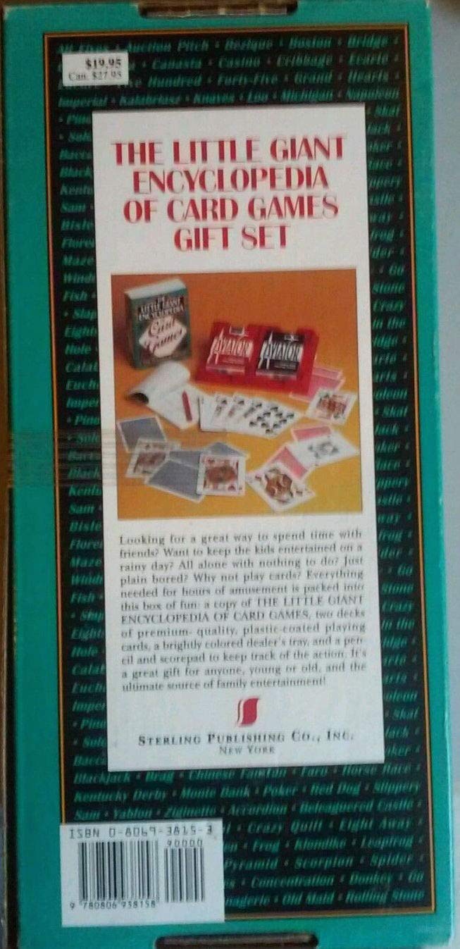 The Little Giant Encyclopedia of Card Games Gift Set,Used