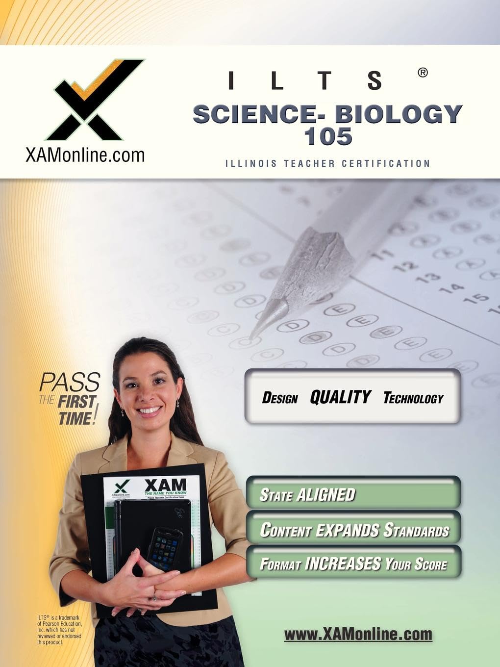 ILTS ScienceBiology 105 Teacher Certification Test Prep Study Guide: Biology 105,New