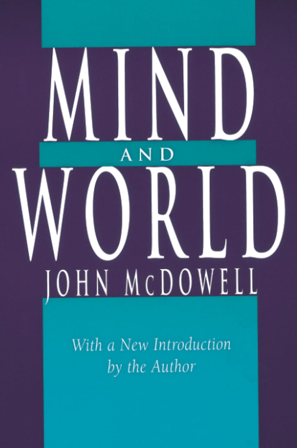 Mind And World: With A New Introduction By The Author,Used