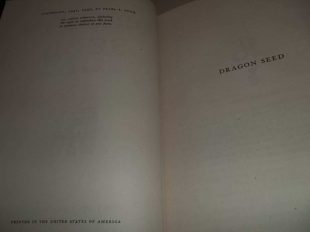 Dragon Seed,Used