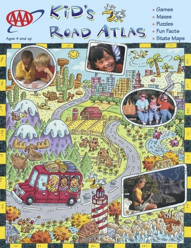 AAA Kids Road Atlas: Activities That Educate and Entertain While You Travel!,Used