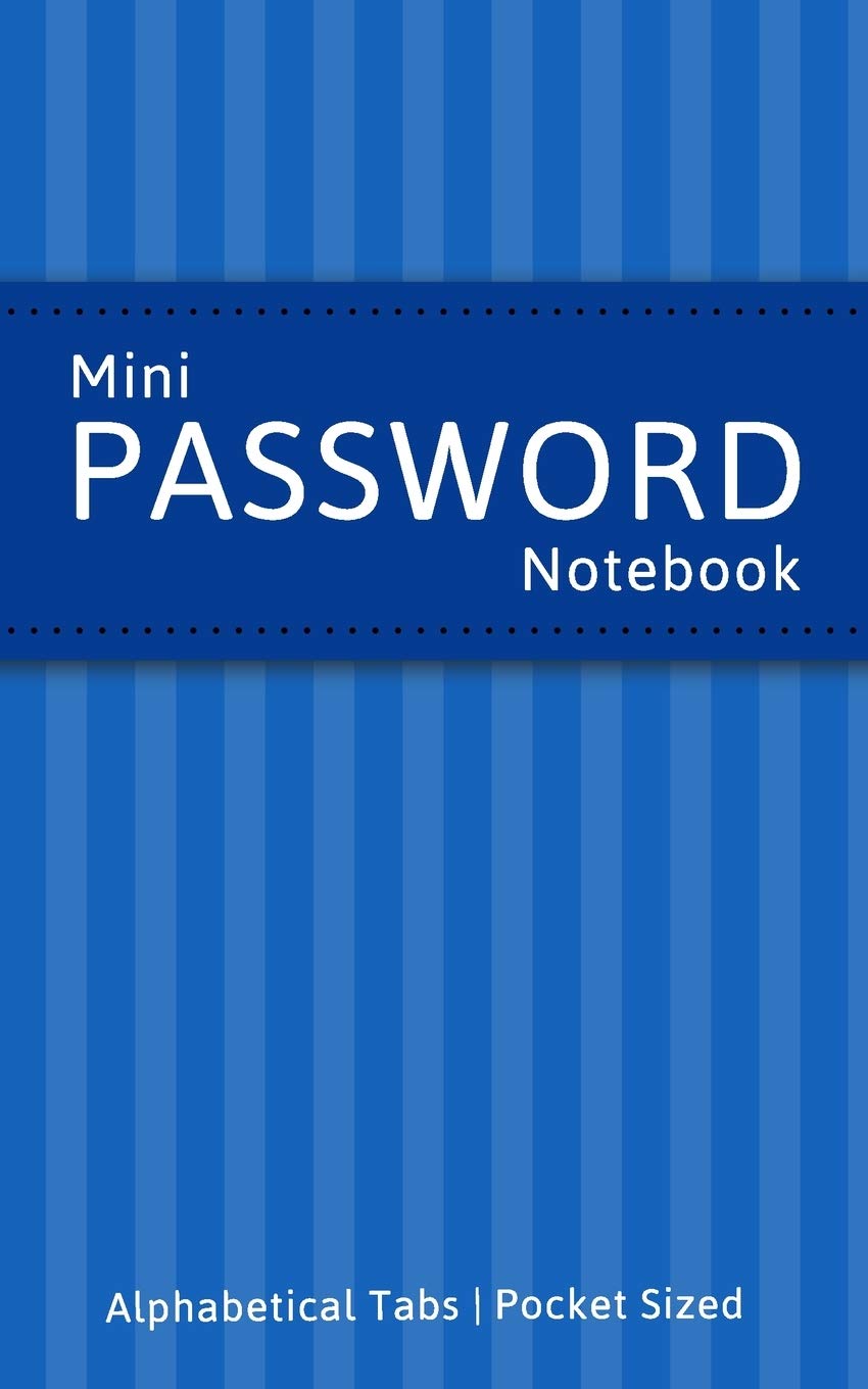 Mini Password Notebook: Password Log Book And Internet Password Organizer,Used