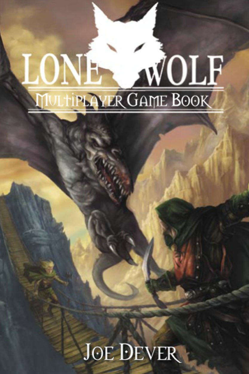 Lone Wolf Multiplayer Game Book,Used