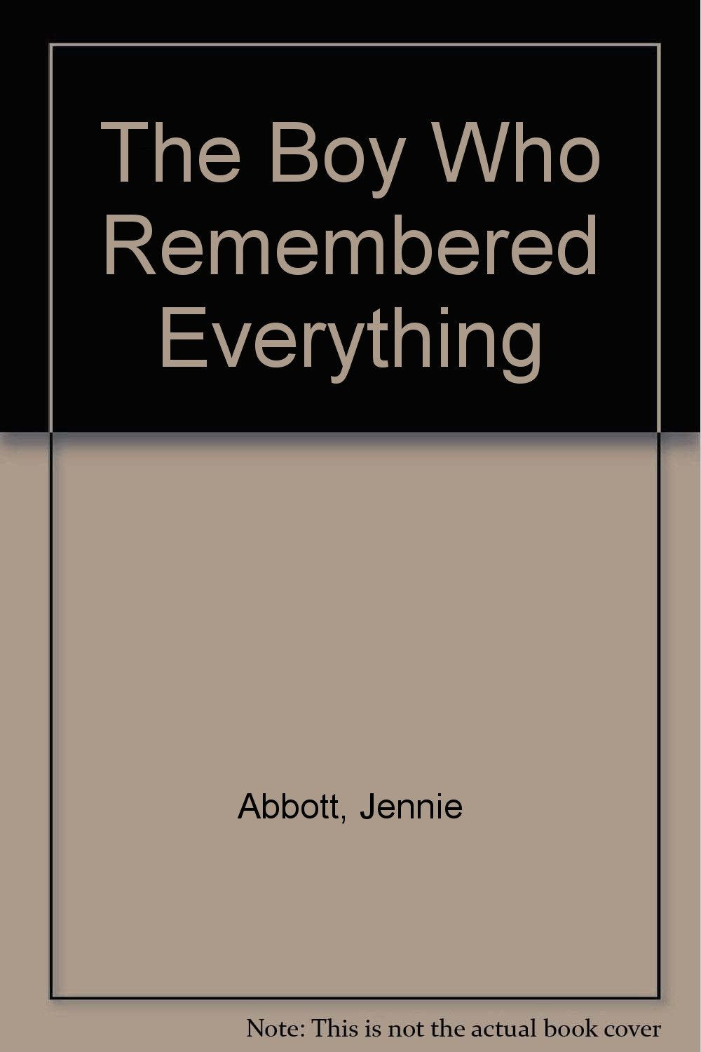 The Boy Who Remembered Everything,Used