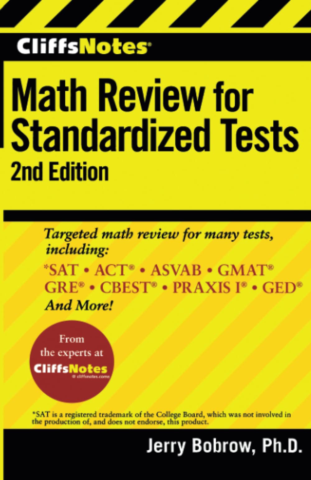 Cliffsnotes Math Review For Standardized Tests: 2Nd Edition (Cliffstestprep),New