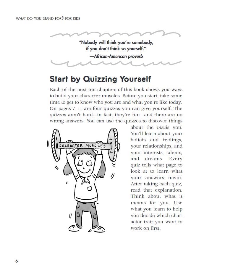 What Do You Stand For?: For Kids: A Guide to Building Character,New