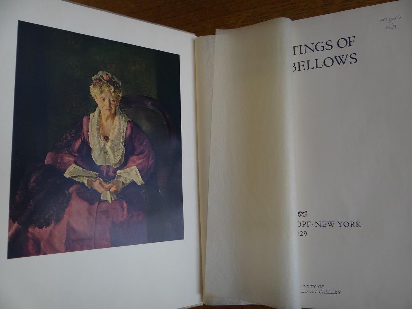 The Paintings Of George Bellows,Used
