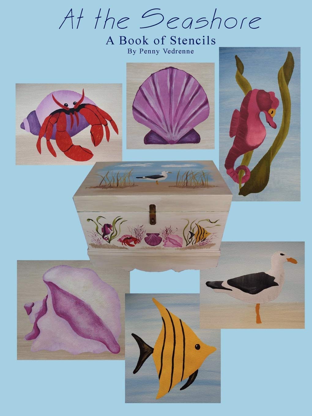 At the Seashore: A Book of Stencils,Used