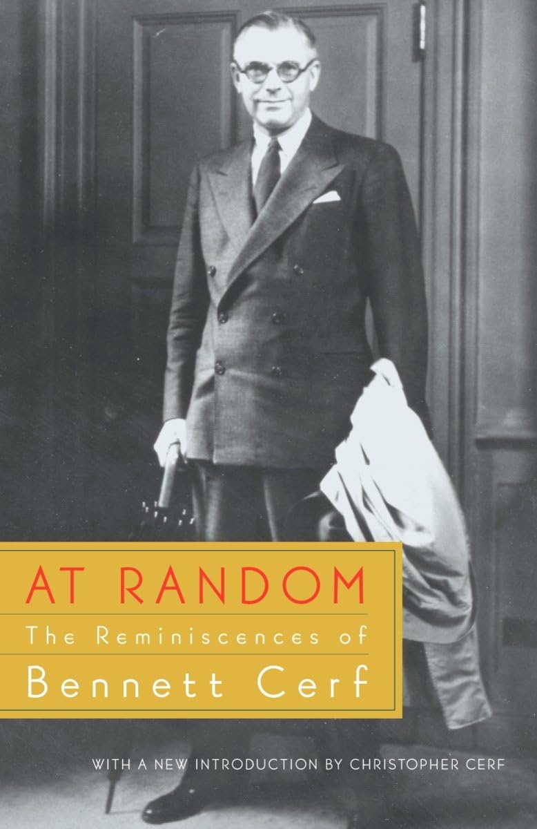 At Random: The Reminiscences of Bennett Cerf,Used