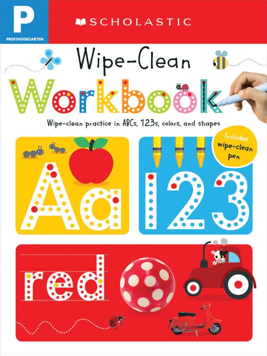 PreK WipeClean Workbook: Scholastic Early Learners (WipeClean),New