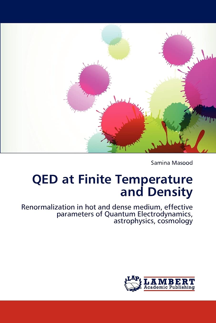 QED at Finite Temperature and Density: Renormalization in hot and dense medium, effective parameters of Quantum Electrodynamics,,Used