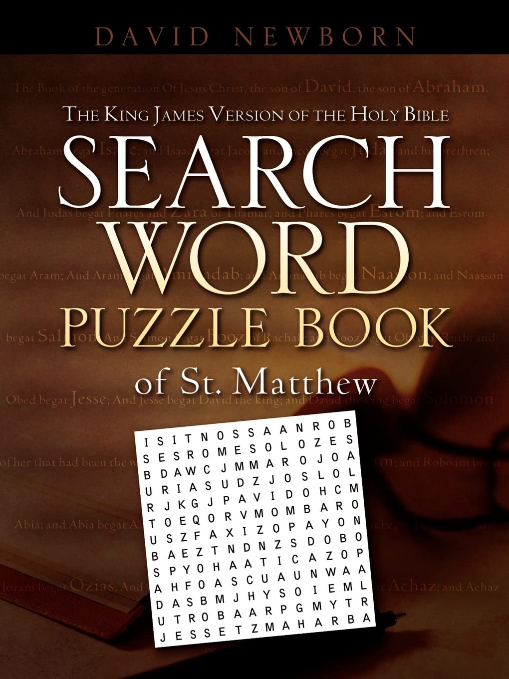 The King James Version Of The Holy Bible Search Word Puzzle Book Of St. Matthew,New