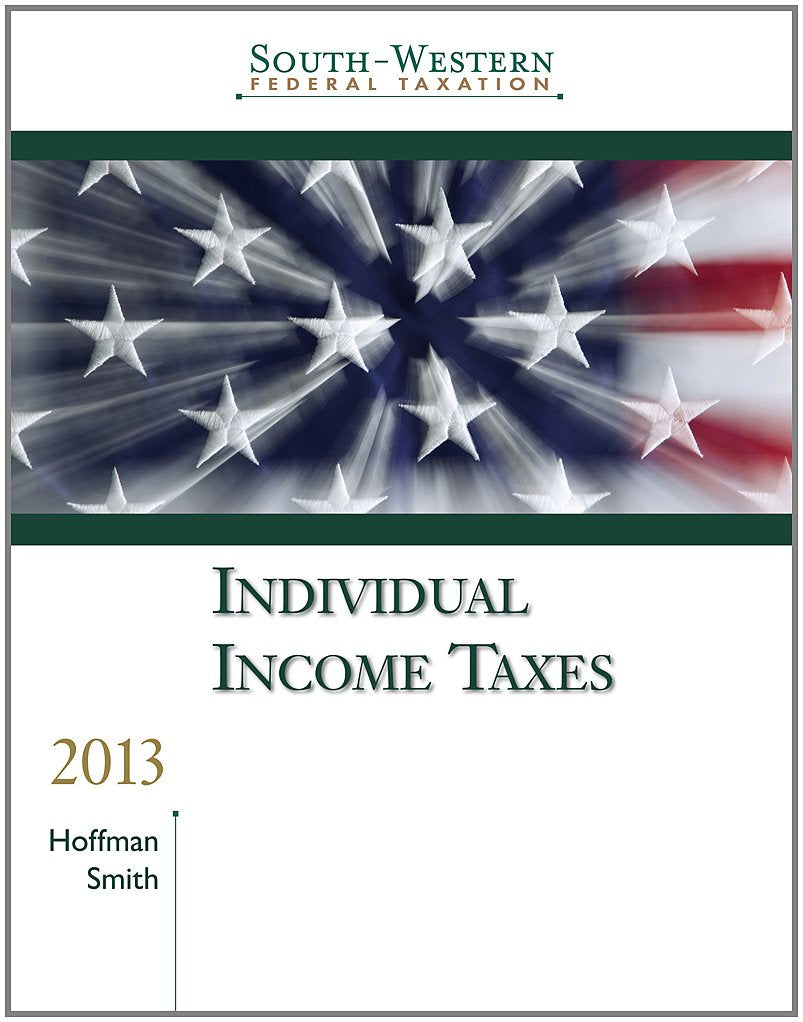 SouthWestern Federal Taxation 2013: Individual Income Taxes, Professional Edition (with H&R Block @ Home CDROM) (WEST FEDERAL ,New