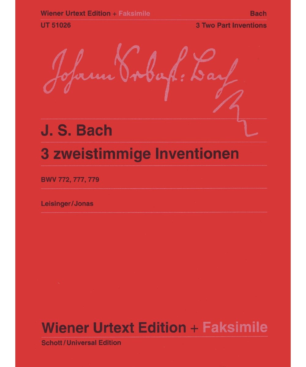 3 Zweistimmige Inventionen,Used