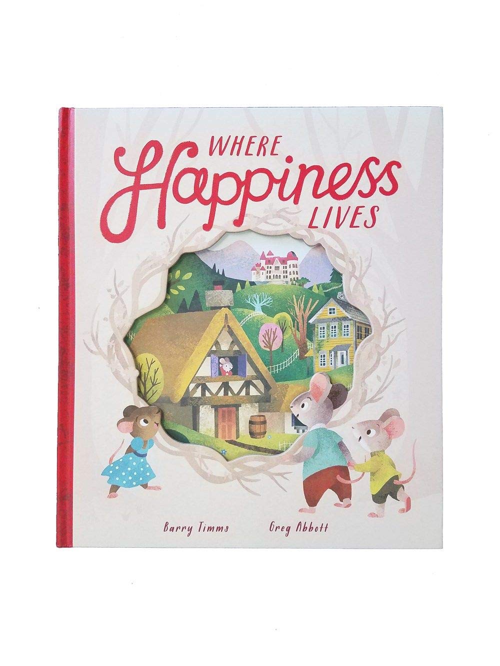 Where Happiness Lives - Inspirational Home Decor Art Print for Positive Living