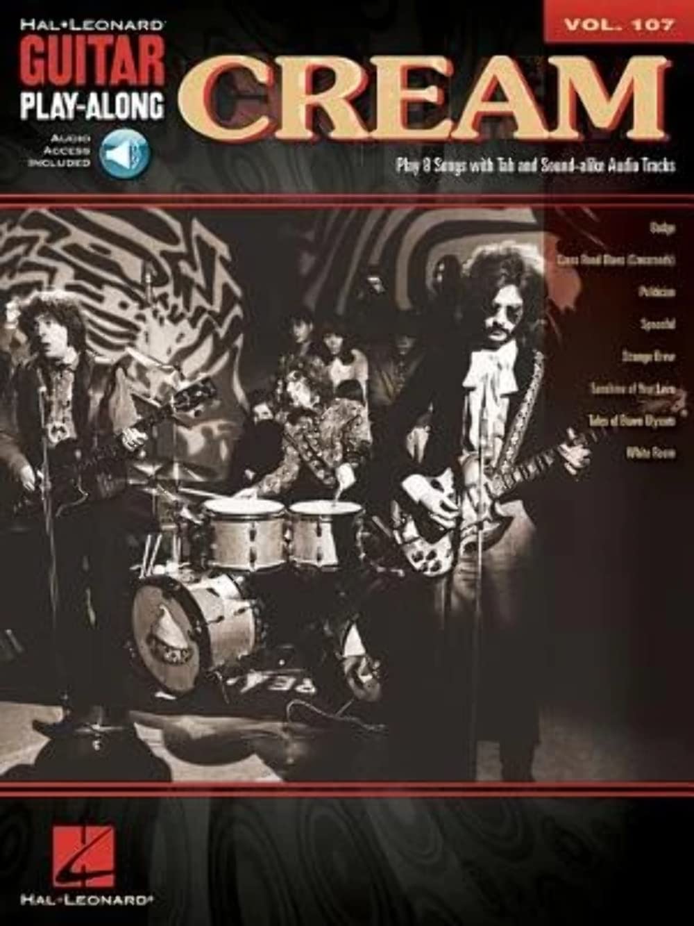 Cream  Guitar PlayAlong Volume 107 (Book/CD),New