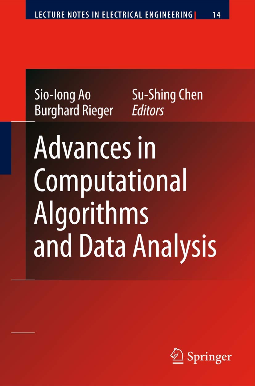Advances in Computational Algorithms and Data Analysis (Lecture Notes in Electrical Engineering, 14),Used