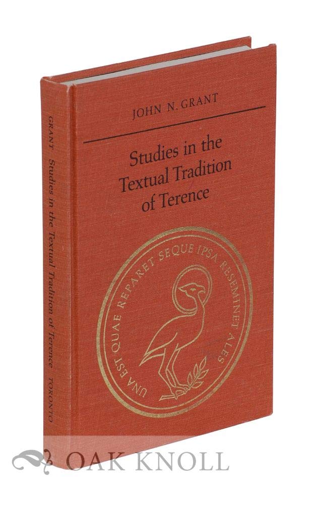 Studies in the Textual Tradition of Terence (PHOENIX SUPPLEMENTARY VOLUME),Used