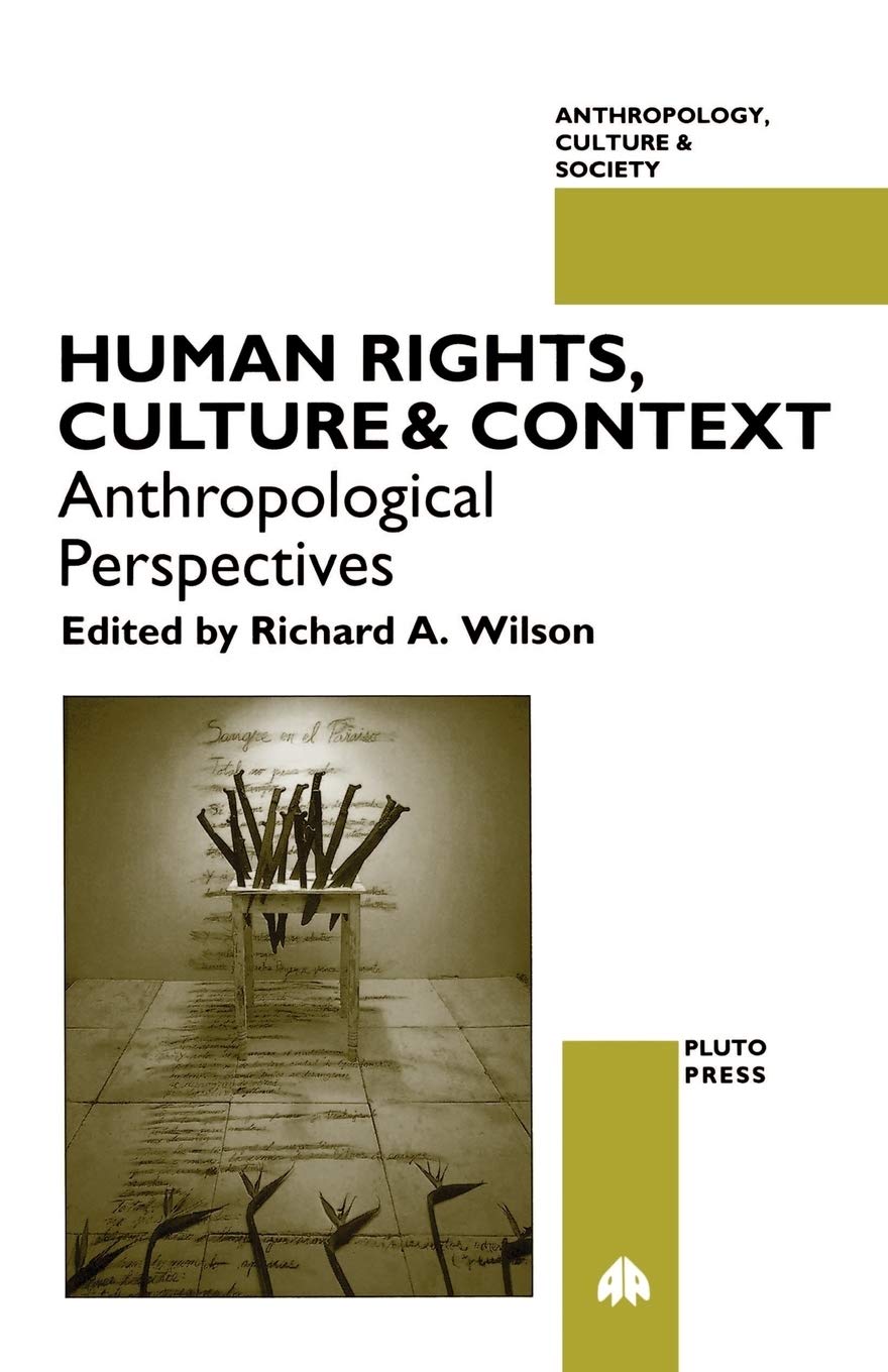 Human Rights, Culture and Context: Anthropological Perspectives (Anthropology, Culture and Society),New