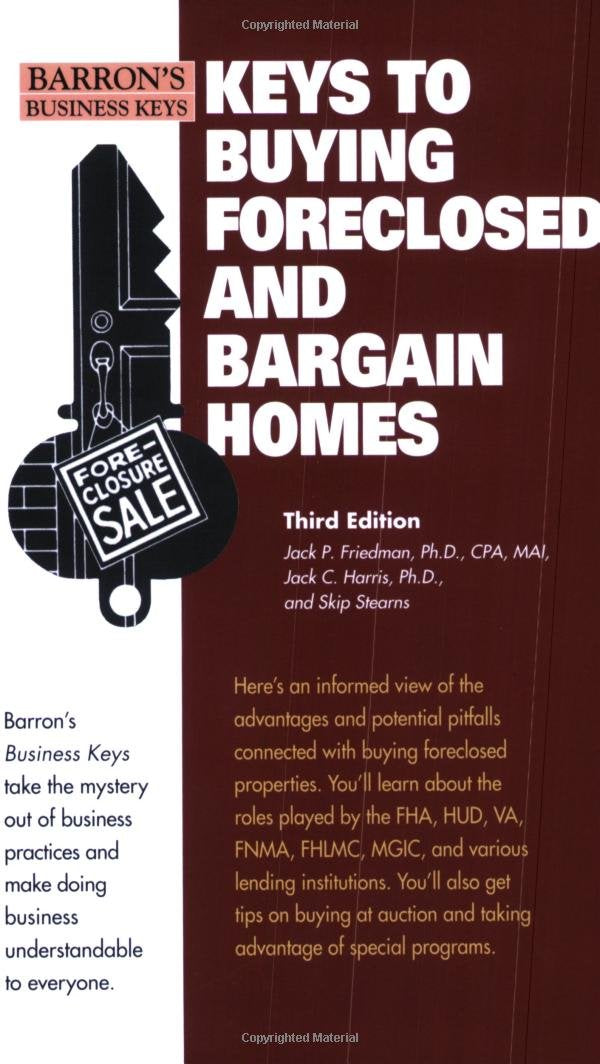 Keys To Buying Foreclosed and Bargain Homes,Used