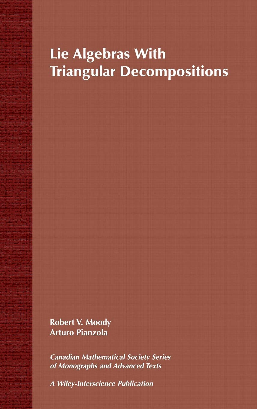 Lie Algebras with Triangular Decompositions,Used