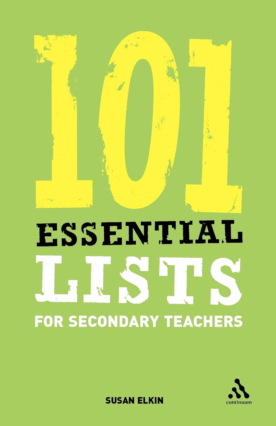 101 Essential Lists For Secondary Teachers,Used