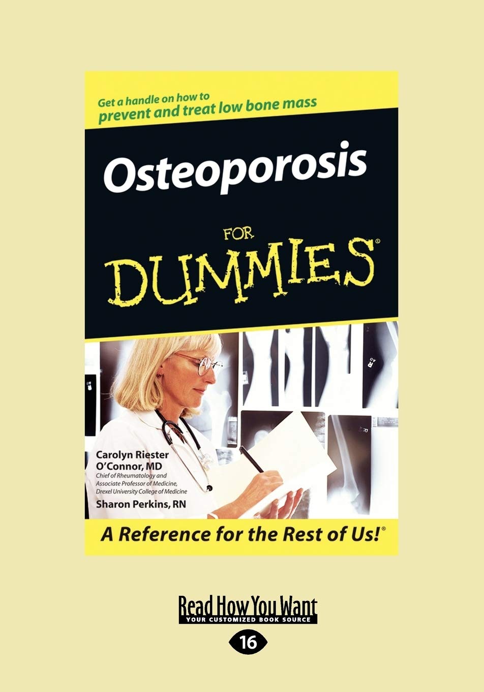 Osteoporosis for Dummies,Used