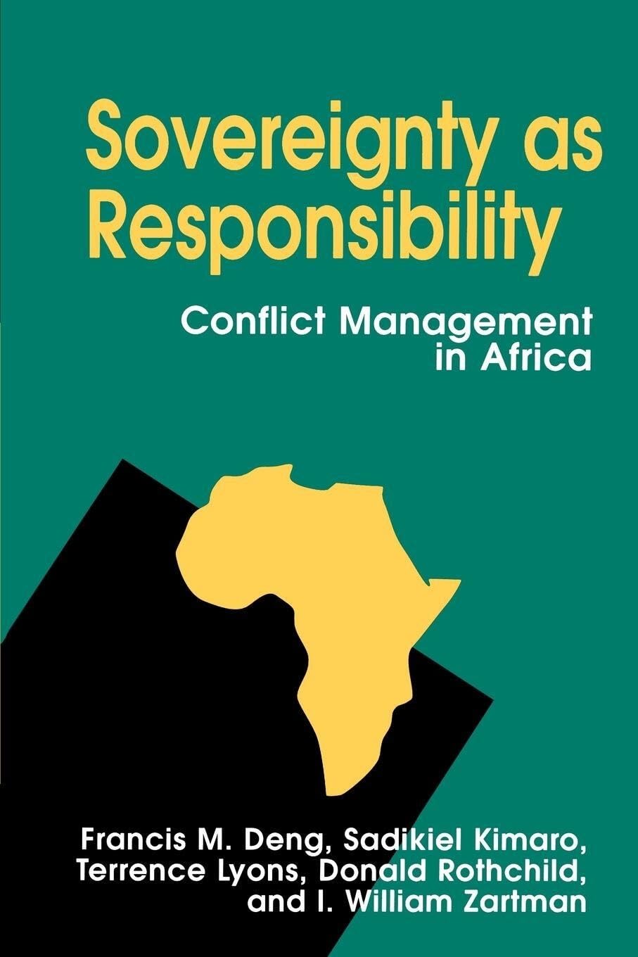 Sovereignty As Responsibility: Conflict Management In Africa,Used