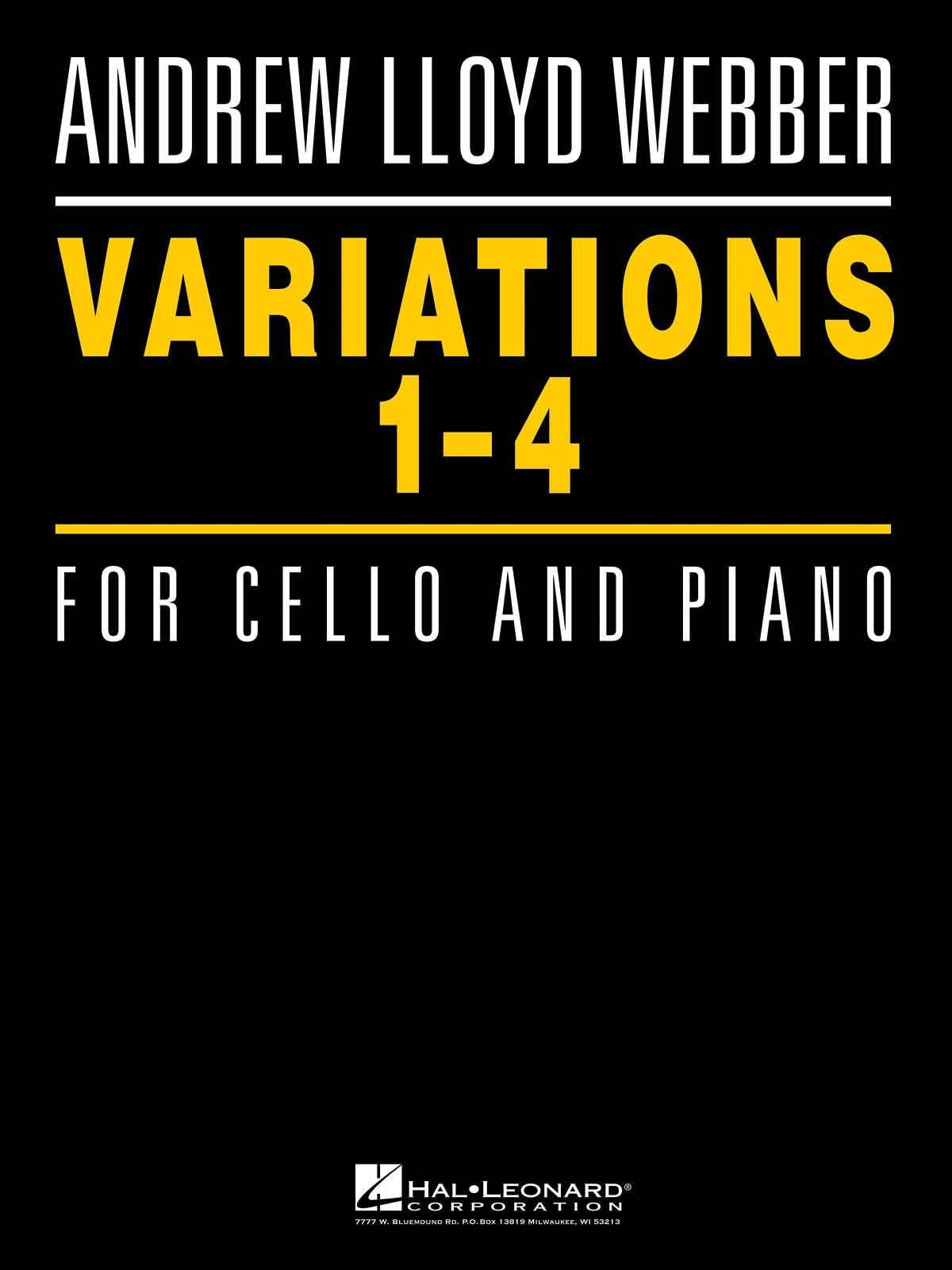 Variations 14 for Cello and Piano,Used