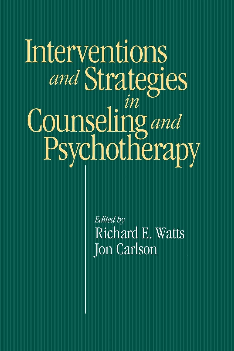 Intervention & Strategies in Counseling and Psychotherapy,Used