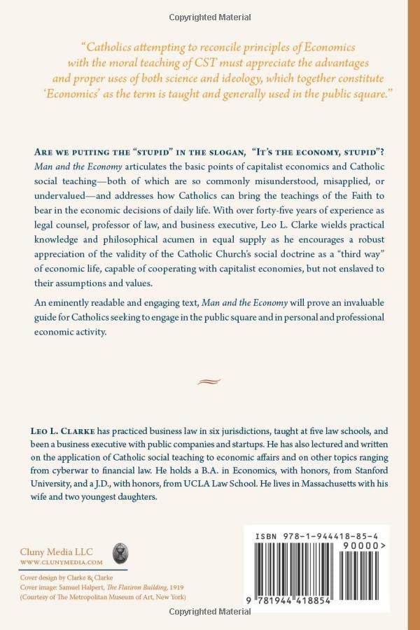 Man and the Economy: Understanding Capitalist Economics and Catholic Social Teaching,Used