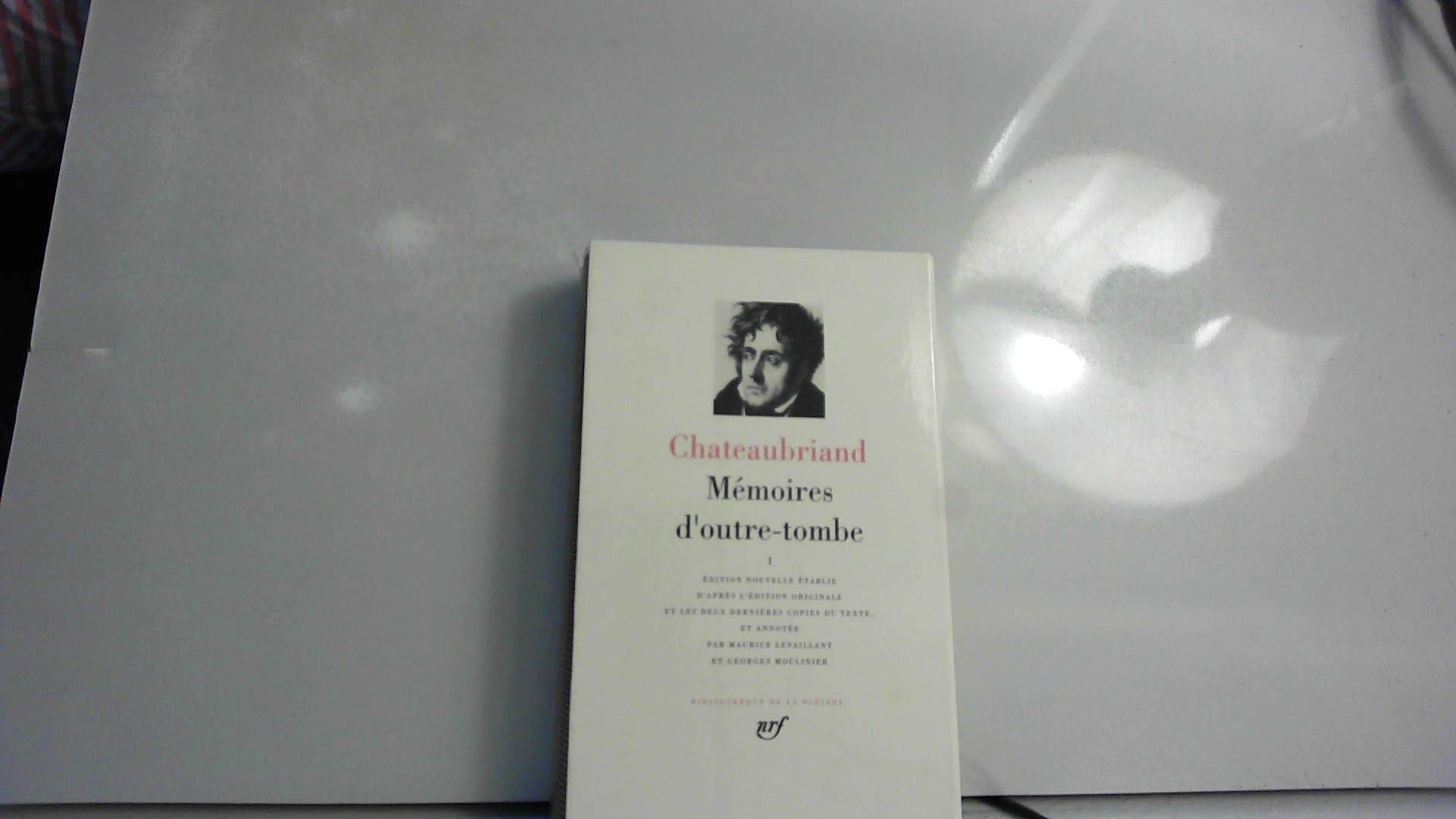 Memoires d'OutreTombe 1 (Bibliotheque de la Pleiade) (French Edition),Used