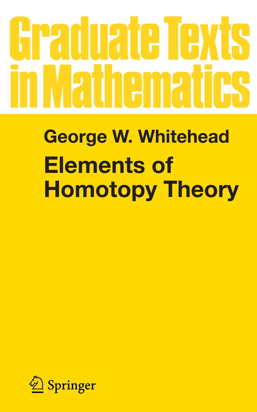 Elements of Homotopy Theory (Graduate Texts in Mathematics, Vol. 61) (Graduate Texts in Mathematics, 61),Used