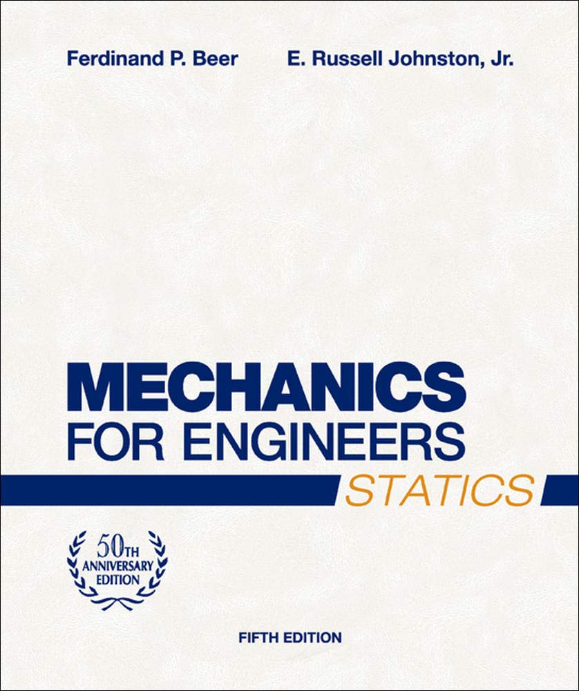 Mechanics For Engineers, Statics,New