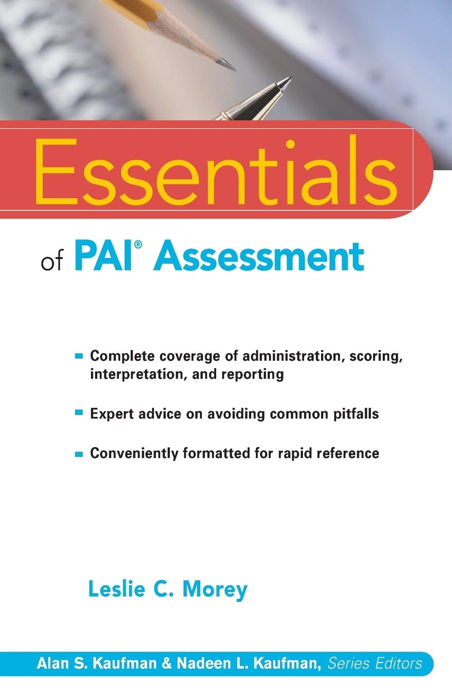 Essentials of PAI Assessment,Used