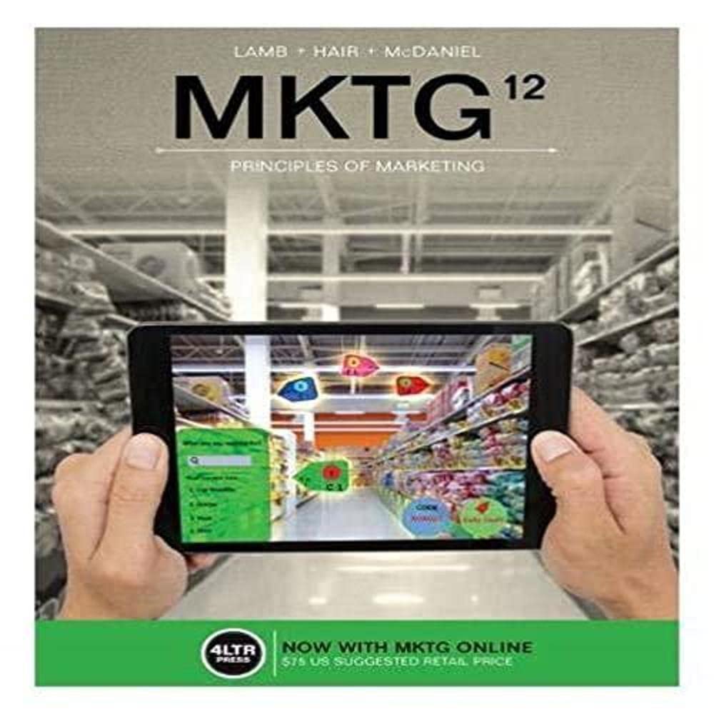 MKTG (with MindTap Marketing, 1 term (6 months) Printed Access Card),Used