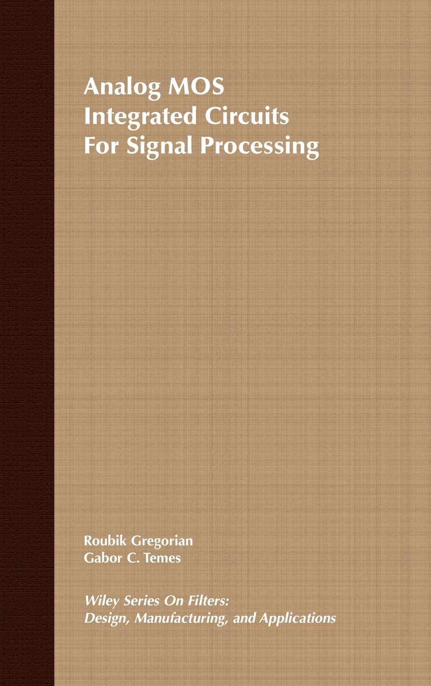 Analog MOS Integrated Circuits for Signal Processing,Used