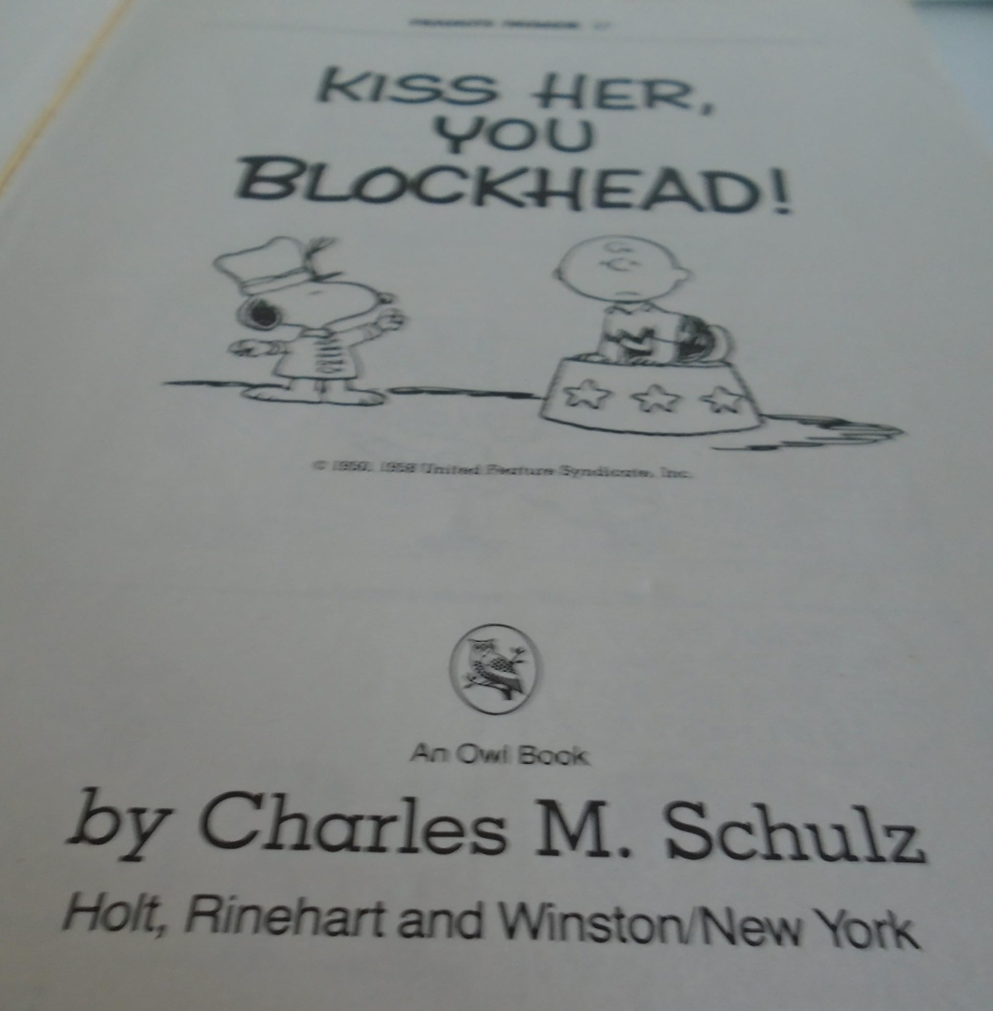 Kiss Her, You Blockhead!,Used