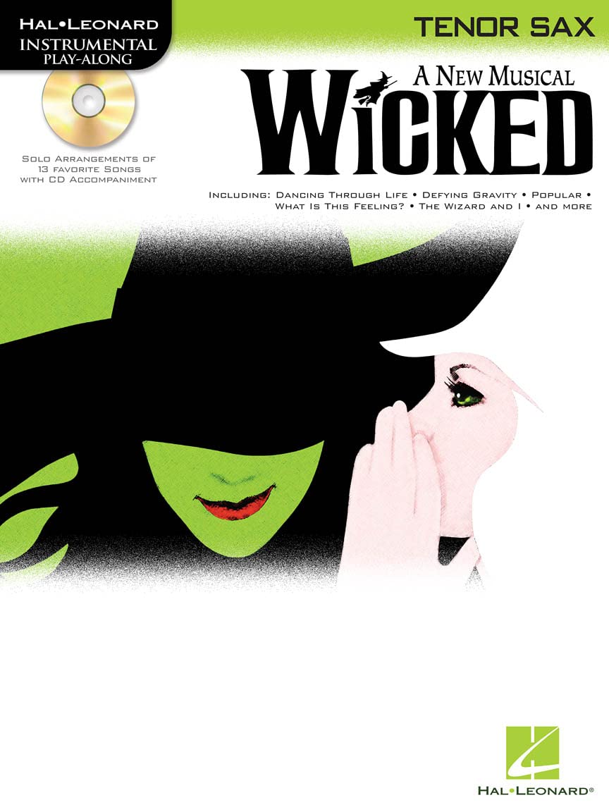 Wicked: Tenor Sax PlayAlong Pack (HalLeonard Instrumental PlayAlong),Used