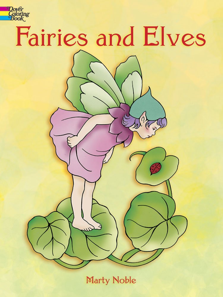 Fairies And Elves Coloring Book (Dover Fantasy Coloring Books)