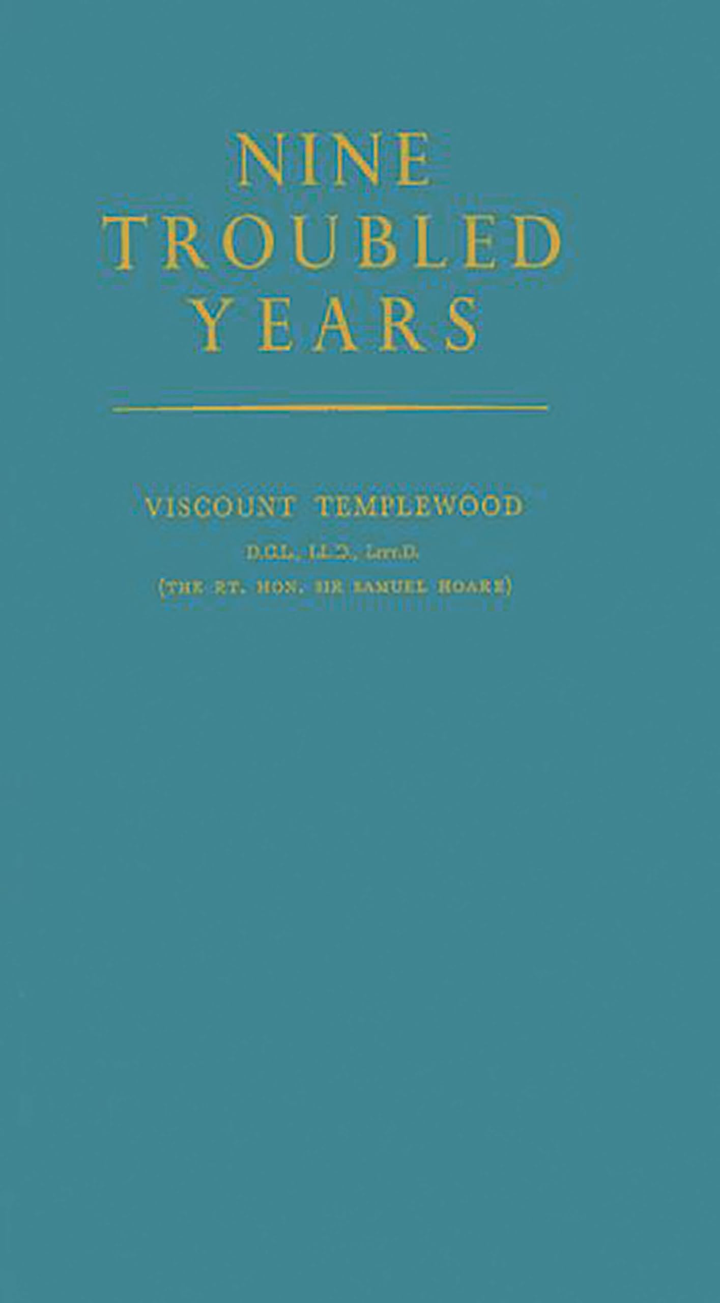 Nine Troubled Years,Used