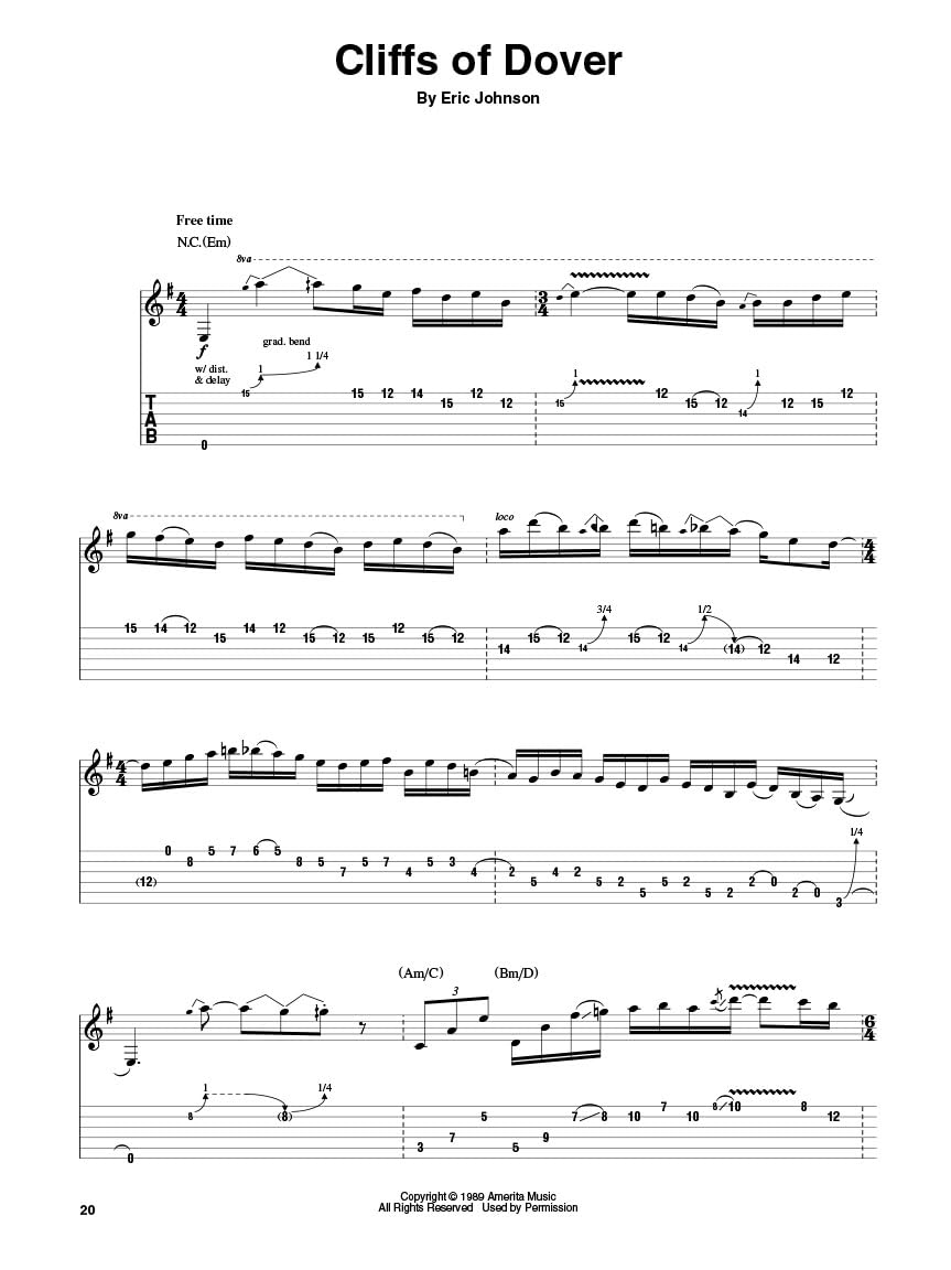 Eric Johnson Guitar PlayAlong Volume 118 Book/Online Audio (Hal Leonard Guitar PlayAlong),Used