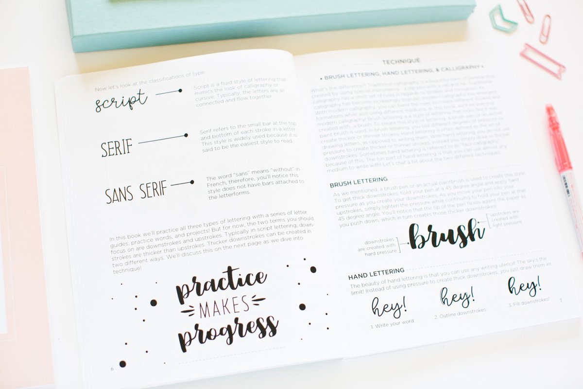 CreateSpace Classics Lettering and Modern Calligraphy: A Beginner's Guide: Learn Hand Lettering and Brush Lettering,New