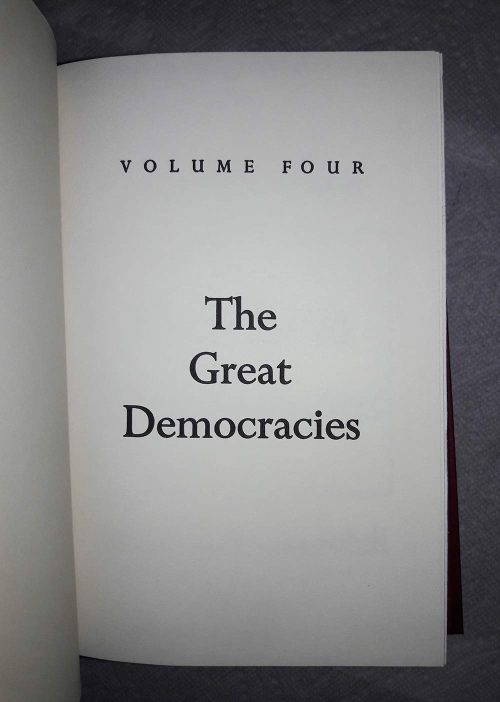 A History Of The Englishspeaking Peoples: The Birth Of Britain / The New World / The Age Of Revolution / The Great Democracies,Used