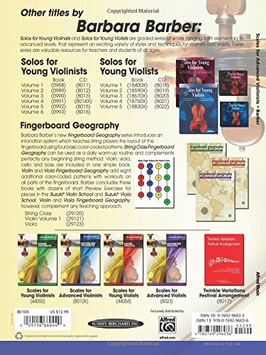 Scales for Advanced Violinists,New