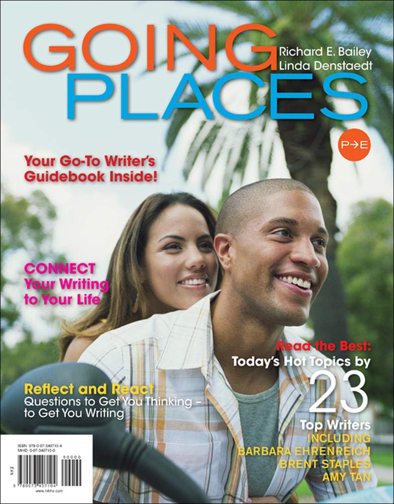 Going Places: Paragraph To Essay,Used